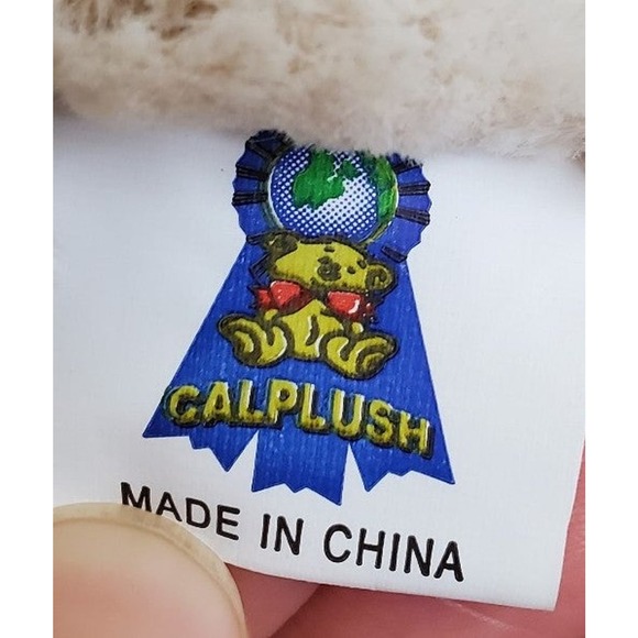 Super Soft Calplush Off-White Teddy Bear Stuffed Animal Plush Toy - Picture 6 of 7